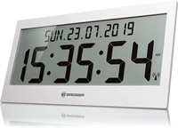 Bresser Wall Clock LCD Jumbo | radiostyret vægur